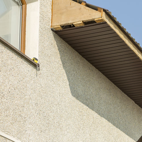 completed stucco