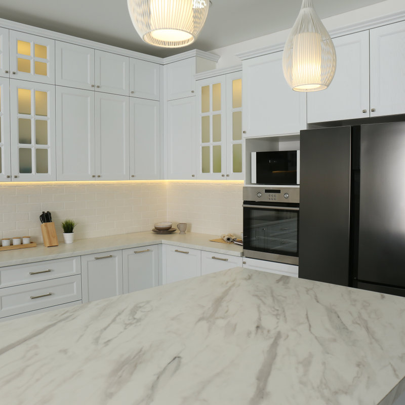 beautiful white kitchen