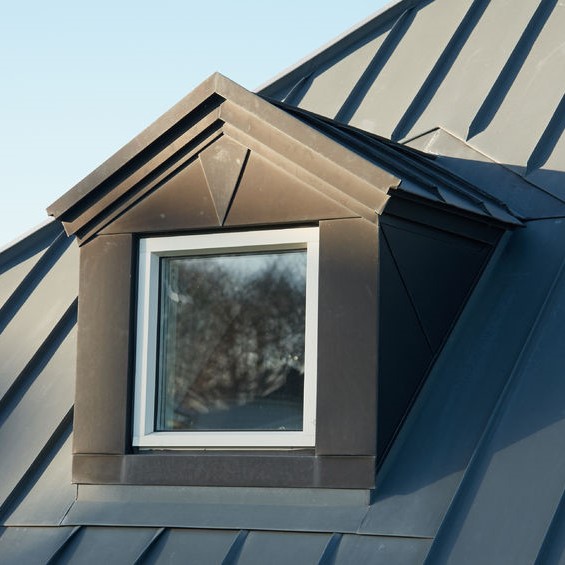 metal roofing with a dormer