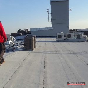 Installed Modified Bitumen Roofing