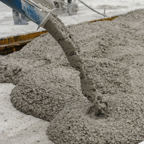 A Company Pouring Out New Concrete