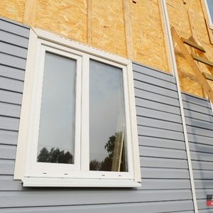 Siding Being Installed On Home Exterior.